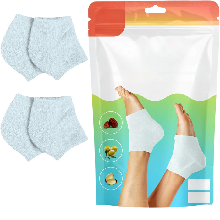 4 Pairs Moisturizing Gel Socks – Overnight Hydration for Soft Feet