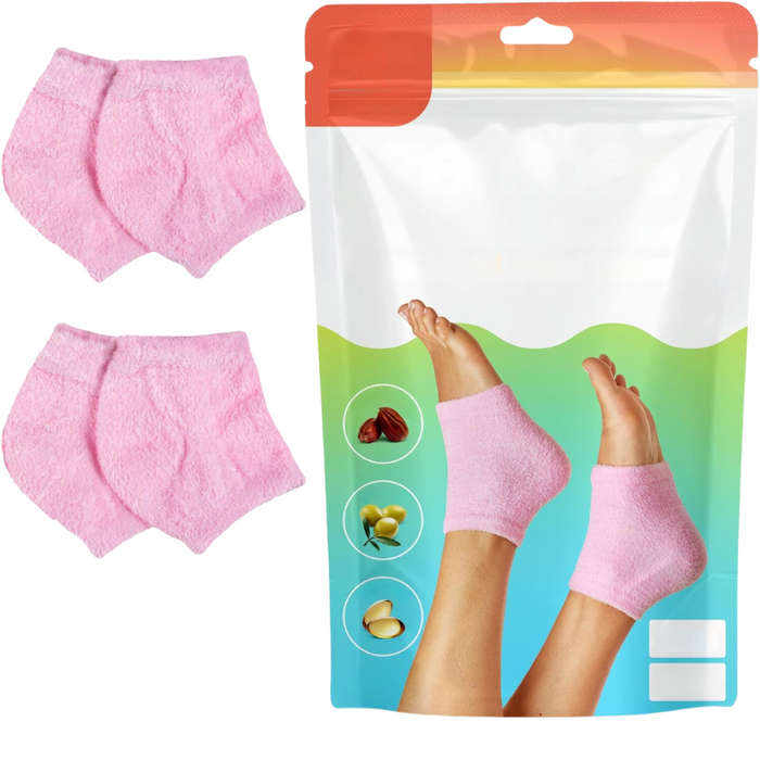 4 Pairs Moisturizing Gel Socks – Overnight Hydration for Soft Feet