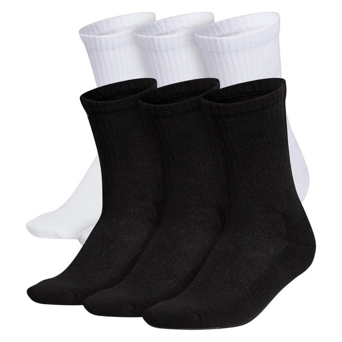 6 Pairs Athletic Crew Compression Socks - Support and Comfort