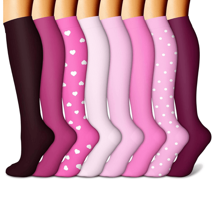 8 Pairs Neuropathy Support Socks – All-Day Comfort and Gentle Care