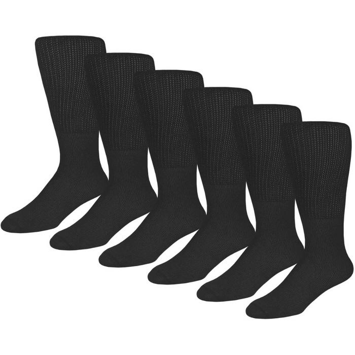 6 Pair Athletic Neuropathy Socks – All-Day Comfort and Support