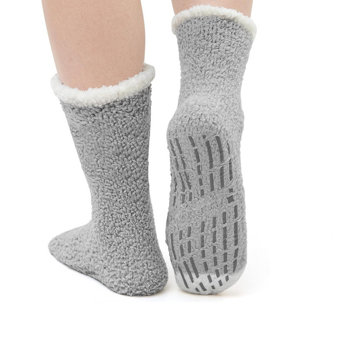 7 Pairs Soft Plush Diabetic Socks – Warm Non-Slip Comfort