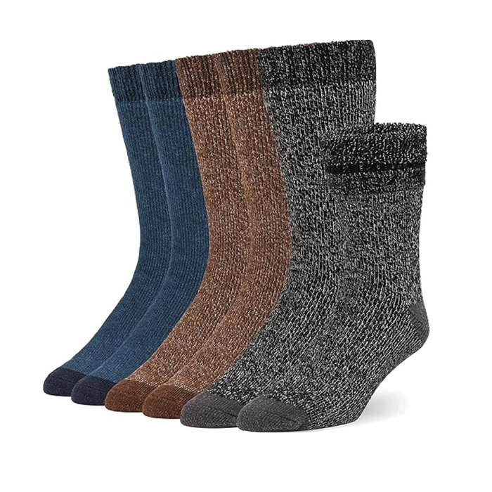 6 Pairs Soft Cushioned Socks - All Day Support