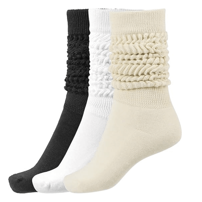 3-Pack Slouchy Boot Socks - Cozy and Stylish