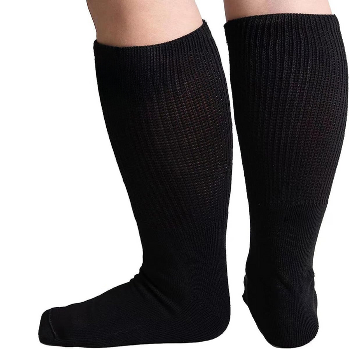 Pack Of 4 Extra Wide Non Slip Diabetic Socks