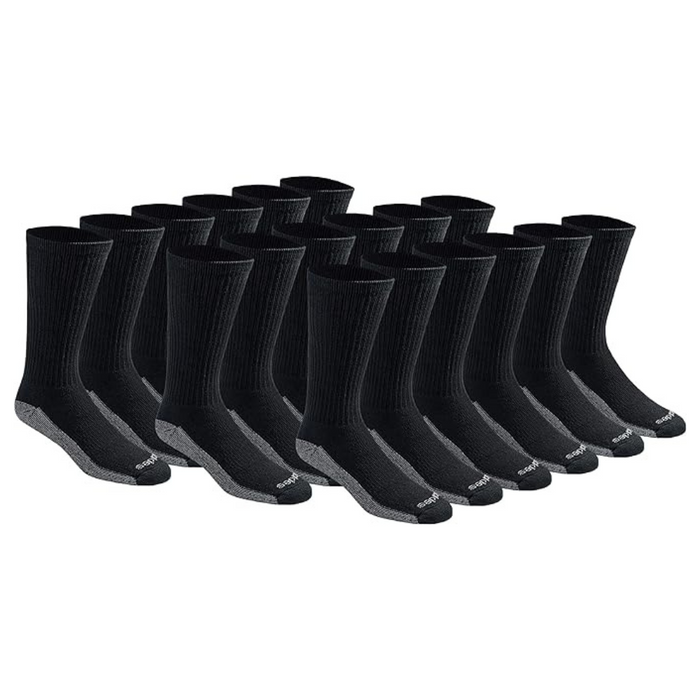 18 Pair Cushioned Comfort Socks - Comfort and Everyday Wear