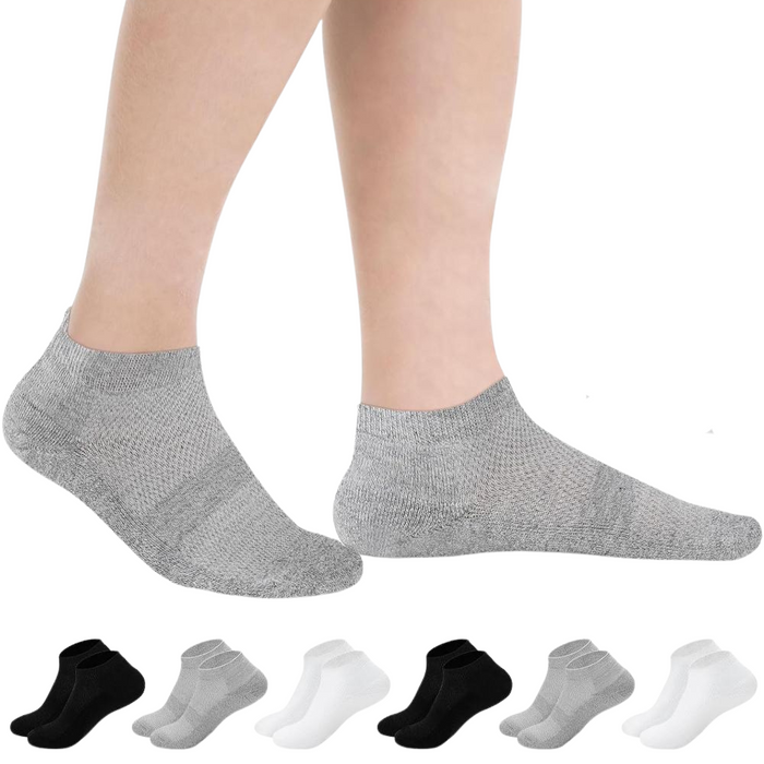 6 Pack Seamless Non Binding Diabetic Socks – All-Day Comfort