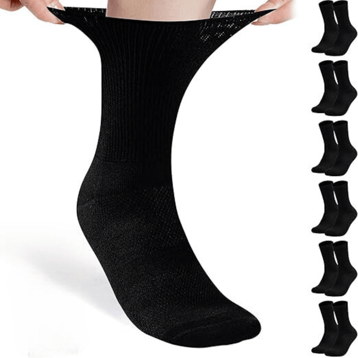 6 Pairs Seamless Neuropathy Socks for Everyday Comfort