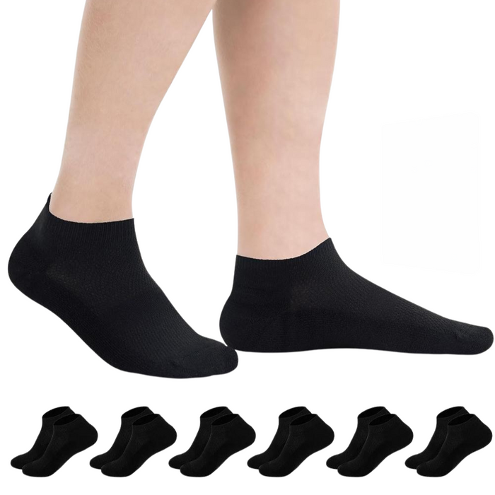 Pack Of 6 Non Binding Diabetic Socks With Seamless Comfort