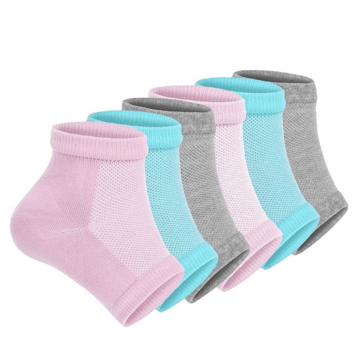 6 Pack Of Hydrating Gel Socks