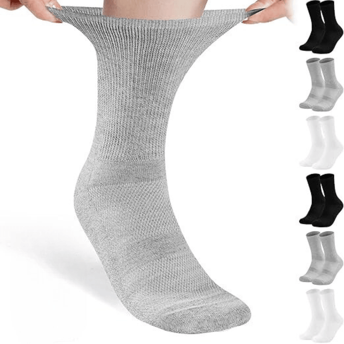 6 Pairs Seamless Neuropathy Socks for Everyday Comfort