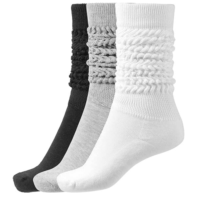 3-Pack Slouchy Boot Socks - Cozy and Stylish