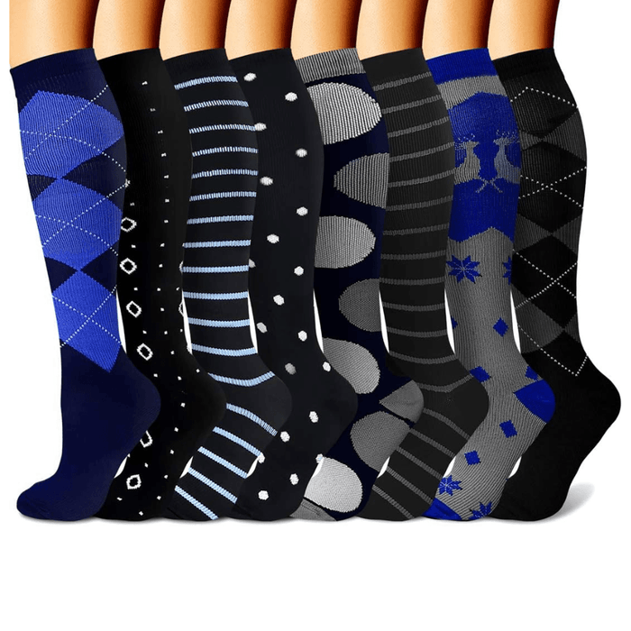 8 Pairs Neuropathy Support Socks – All-Day Comfort and Gentle Care