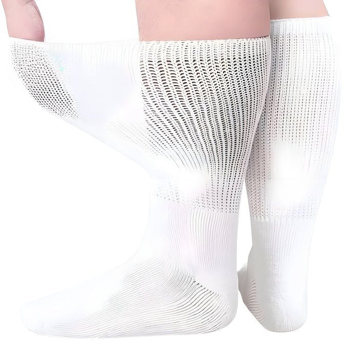 4-Pack Diabetic Socks - Extra Wide Design and Comfort