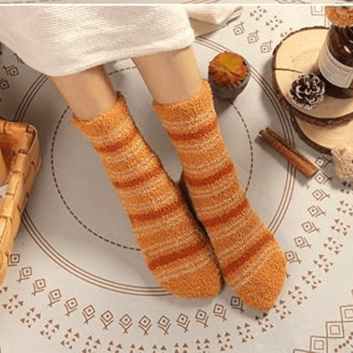 6 Pack Fluffy Comfort Socks – Soft and Cozy Warmth