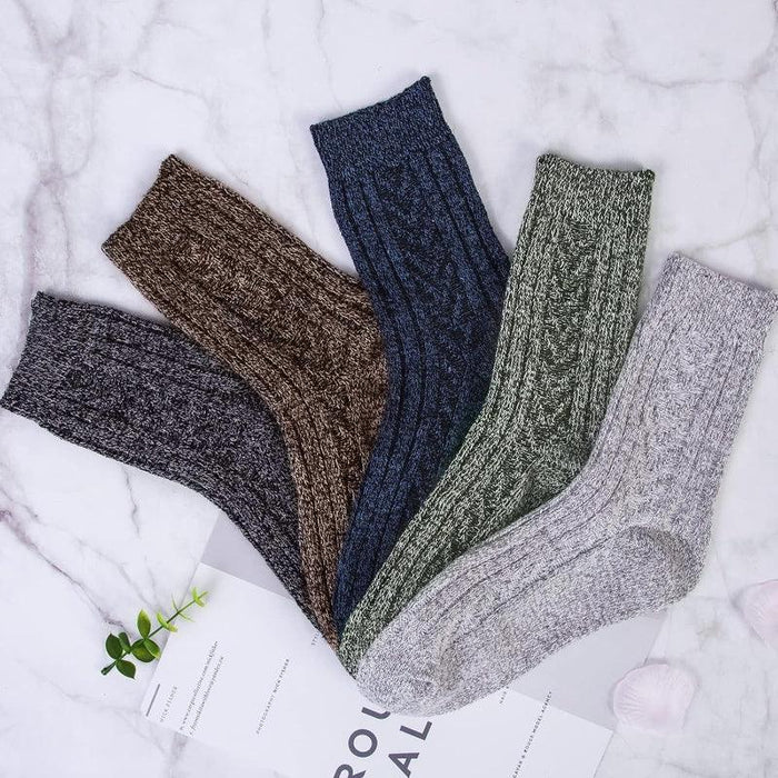 5 Pairs Comfortable Daily Wear Socks – Warmth and Comfort