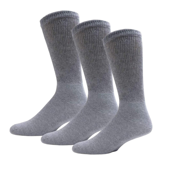 3 Pair Supportive Neuropathy Socks - All-Day Comfort