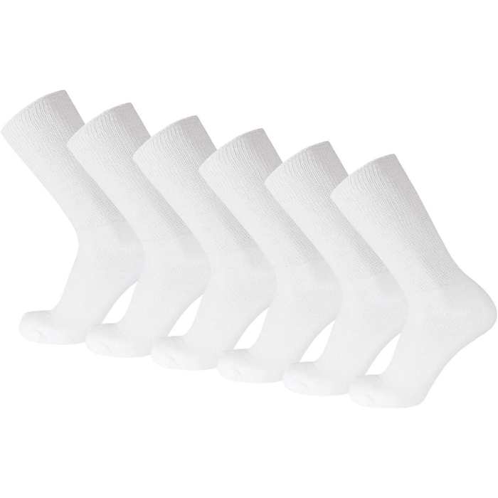 6 Pair Non Binding Neuropathy Socks For Support