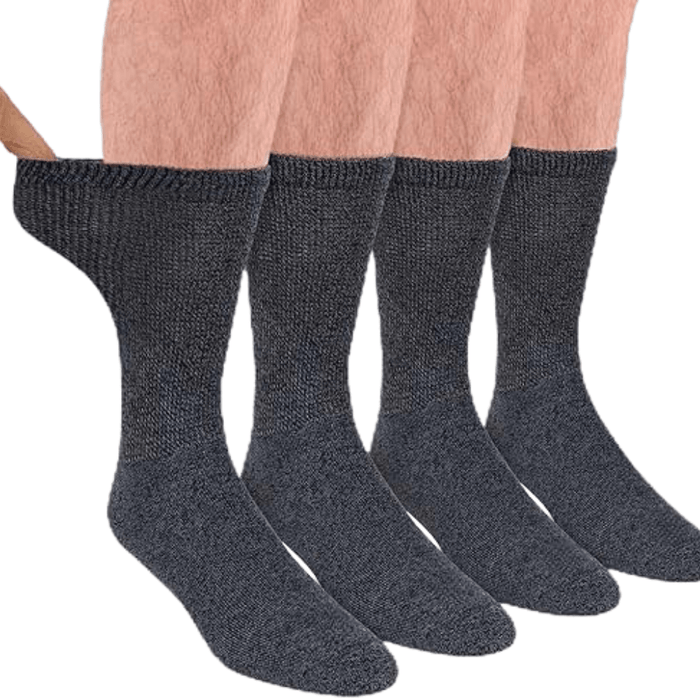 4 Pairs Non Binding Seamless Neuropathy Socks