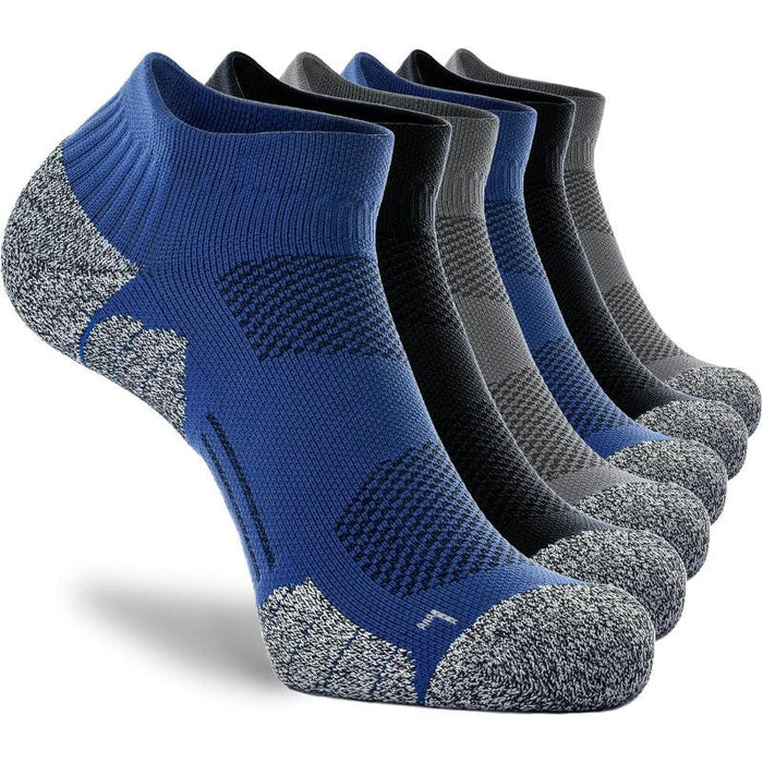 Pair Of 6 Cushioned Compression Anti Blister Socks