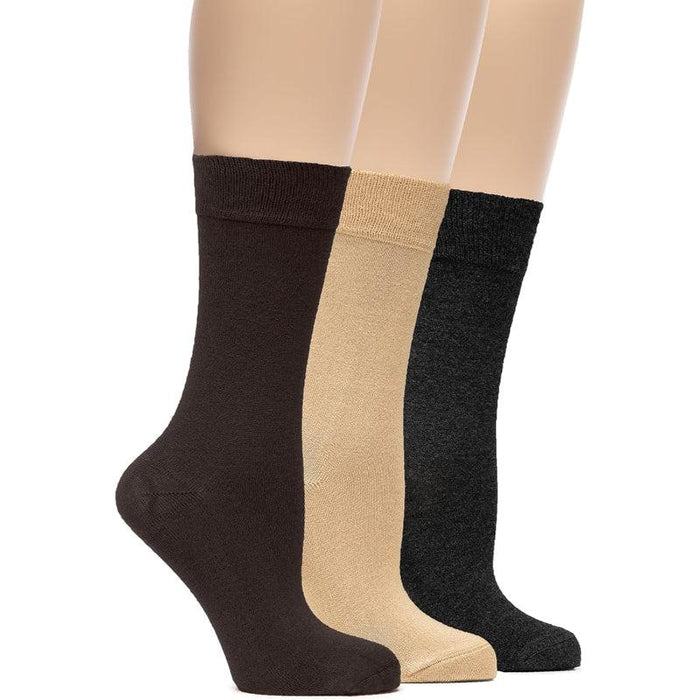 3 Pairs Bamboo Crew Soft Socks – Comfort and Sustainability