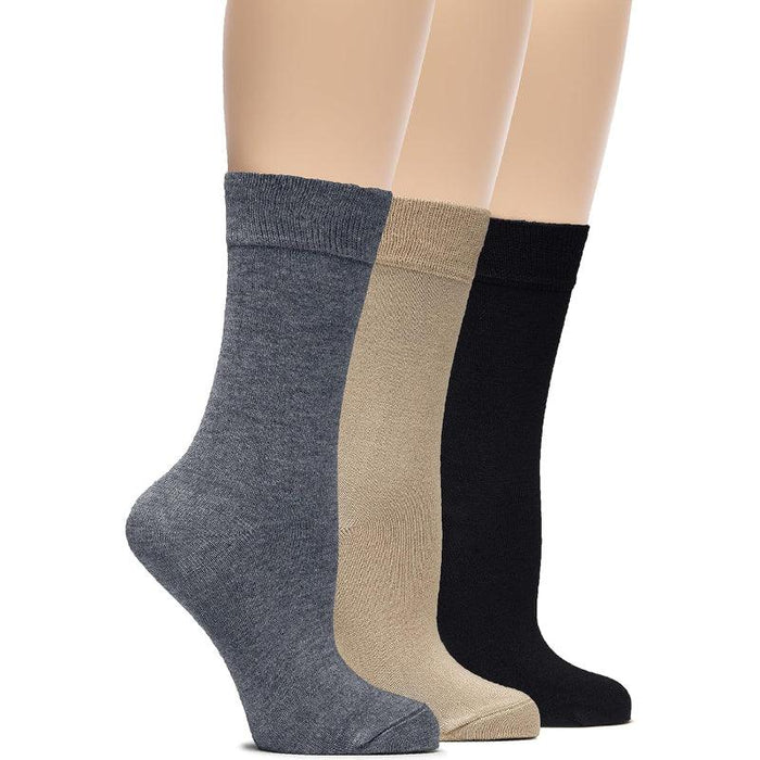 3 Pairs Bamboo Crew Soft Socks – Comfort and Sustainability