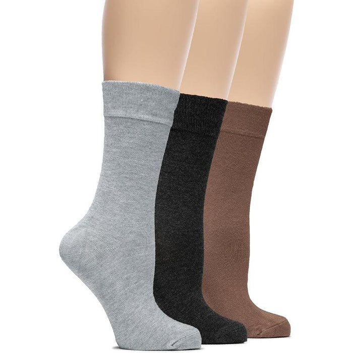 3 Pairs Bamboo Crew Soft Socks – Comfort and Sustainability