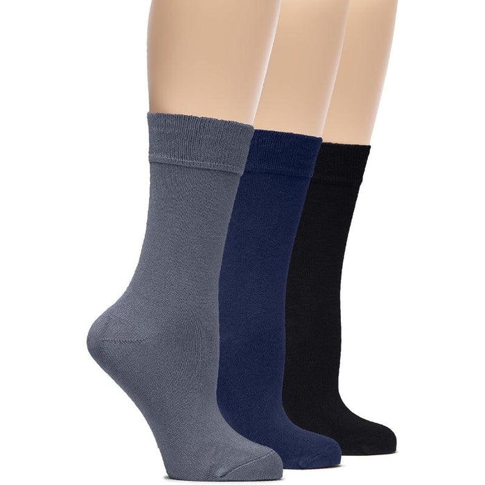 3 Pairs Bamboo Crew Soft Socks – Comfort and Sustainability