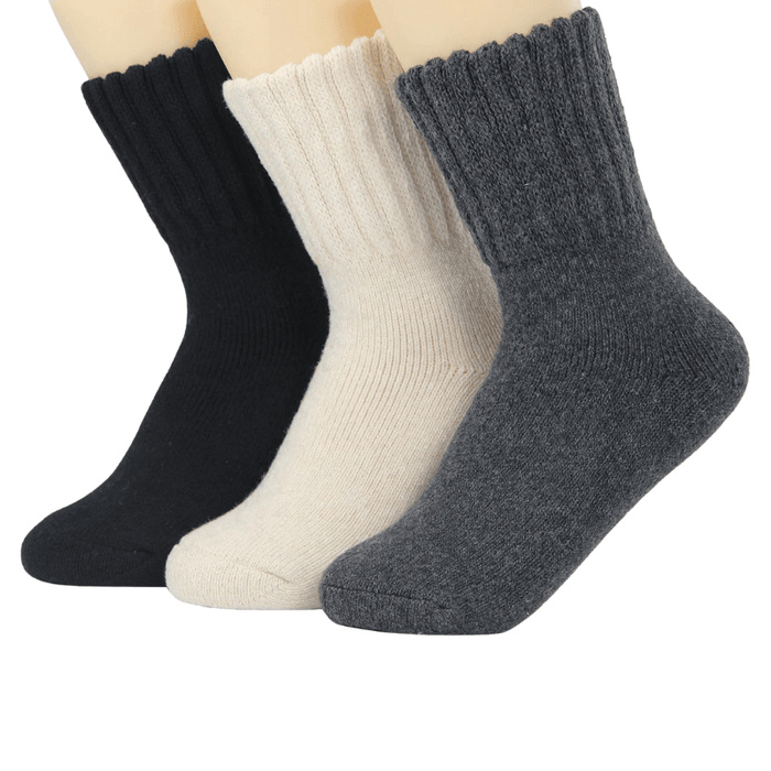 3 Pairs Of Stylish Knitted Heated Socks