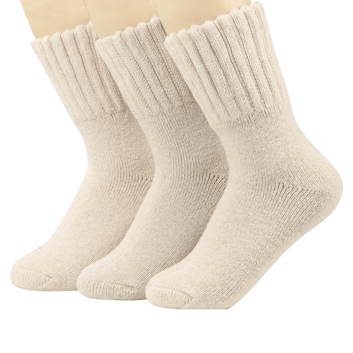 3 Pairs Of Stylish Knitted Heated Socks