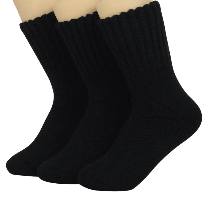 3 Pairs Of Stylish Knitted Heated Socks