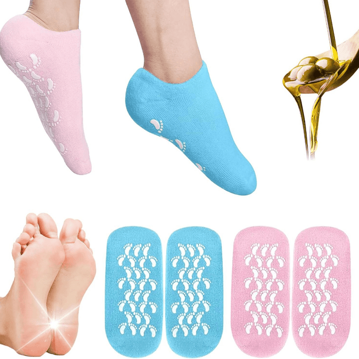 2 Pack Moisturizing Gel Socks – Dry Skin and Cracked Heels