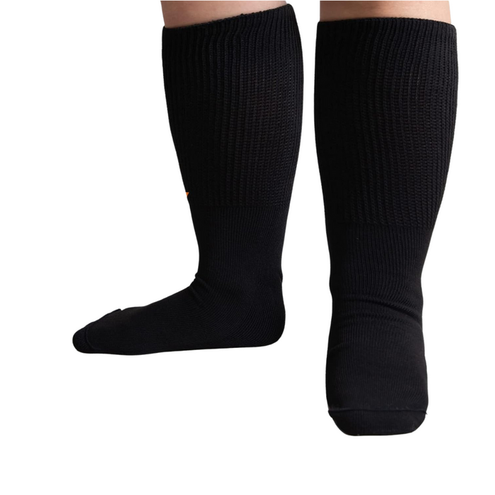 Pack Of 4 Extra Wide Non Slip Diabetic Socks