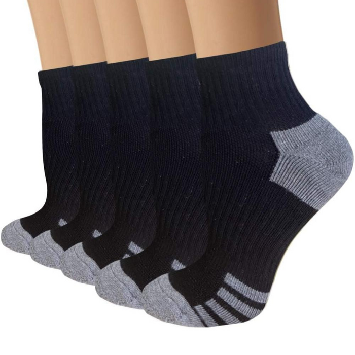 5 Pieces Of Lightweight Design Compression Plantar Socks