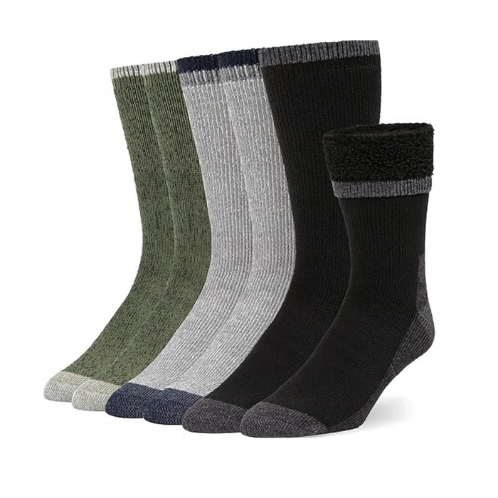 6 Pairs Soft Cushioned Socks - All Day Support