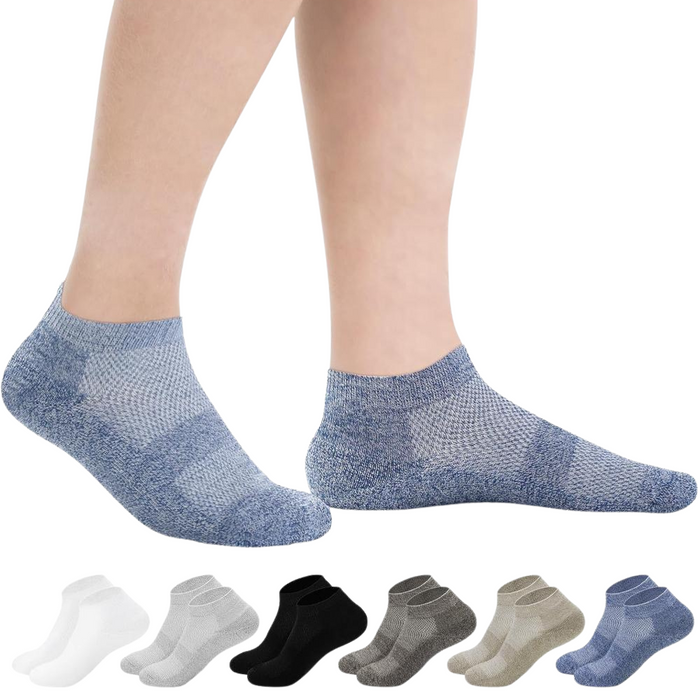 6 Pack Seamless Non Binding Diabetic Socks – All-Day Comfort