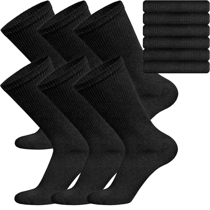 6 Pairs Non Binding Neuropathy Socks