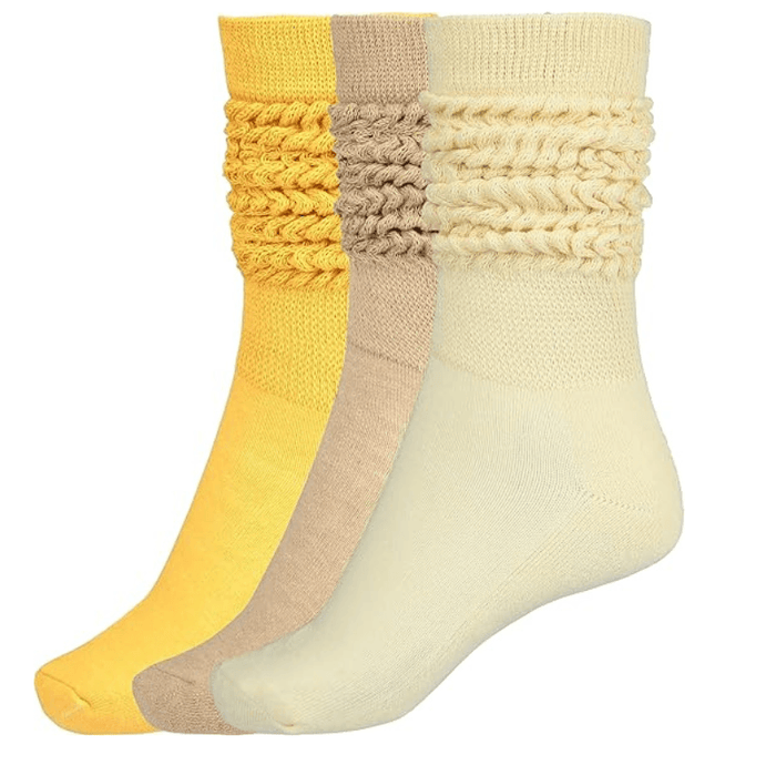 3-Pack Slouchy Boot Socks - Cozy and Stylish