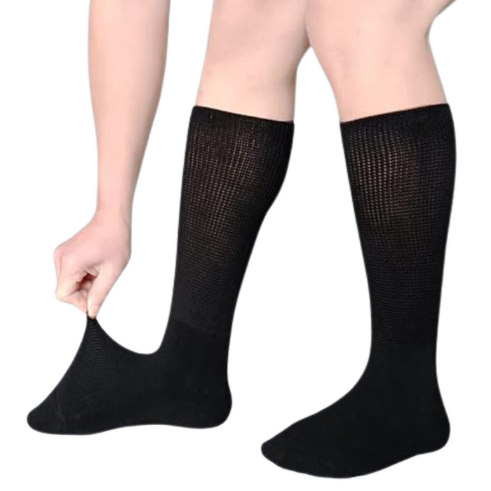 2-Pack Bariatric Diabetic Socks - Extra Wide Design and Comfort