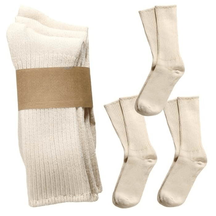 3 Pairs Comfortable Ribbed Socks