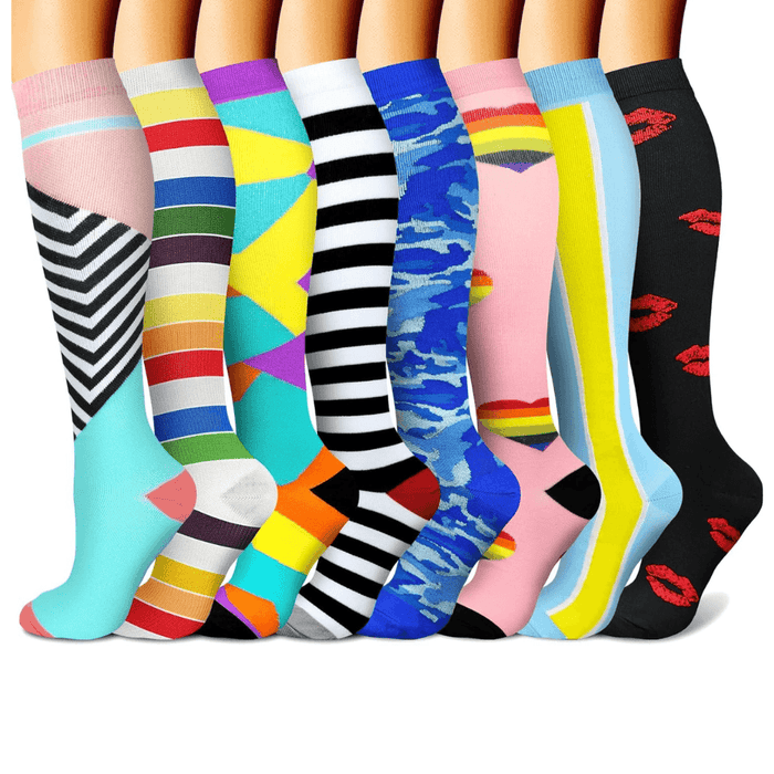 8 Pairs Neuropathy Support Socks – All-Day Comfort and Gentle Care