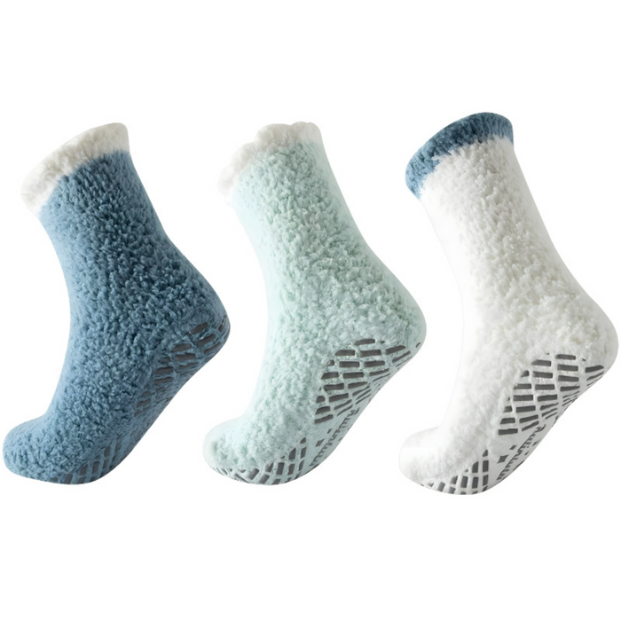 3 Pair Cozy Non Slip Diabetic Socks