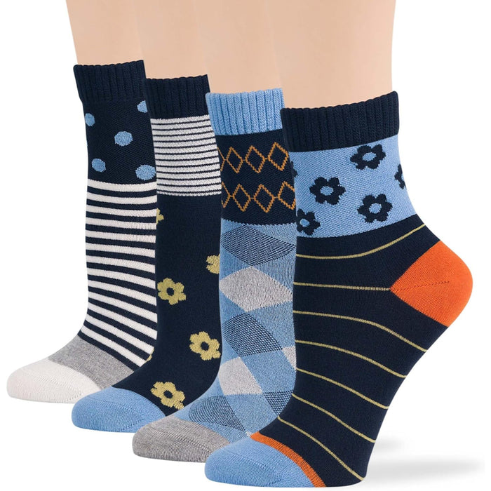 4 Pack Viscose Bamboo Diabetic Socks