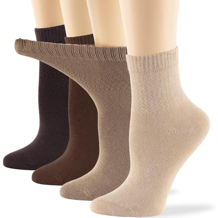 4 Pack Viscose Bamboo Diabetic Socks