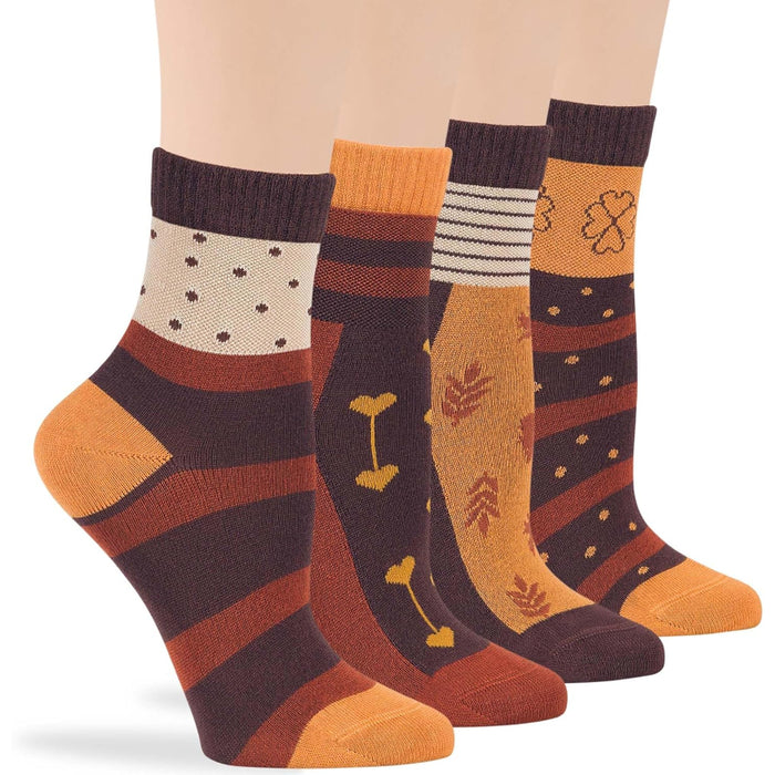 4 Pack Viscose Bamboo Diabetic Socks