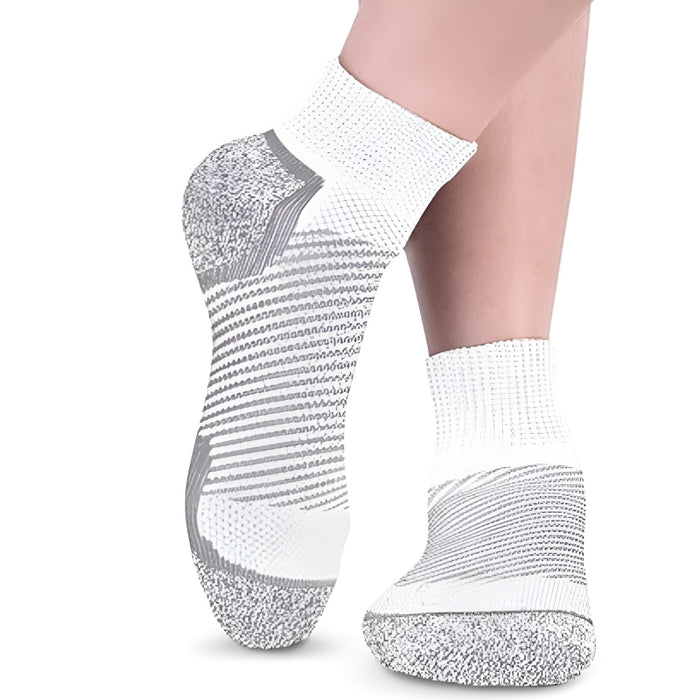 4 Pairs Cushioned Diabetic Socks – Comfort and Support