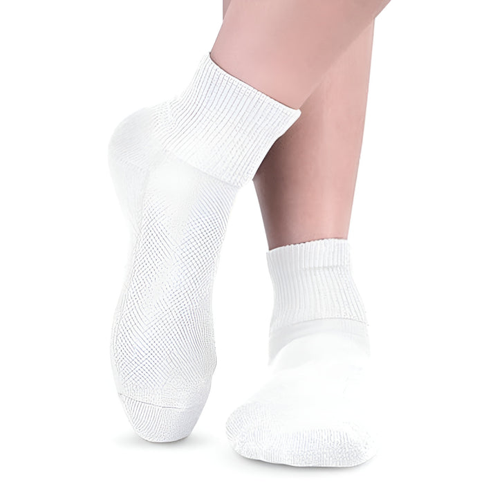 4 Pairs Cushioned Diabetic Socks – Comfort and Support