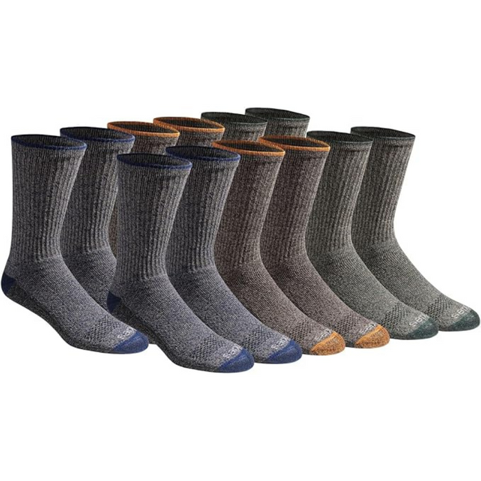 12 Pairs Flexible Cushioned Socks For Everyday Activities