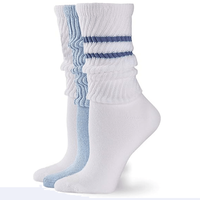 3 Pack Loose Fit Slouchy Socks – Comfort and Style