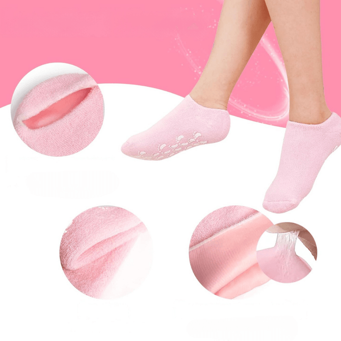 2 Pack Moisturizing Gel Socks – Dry Skin and Cracked Heels